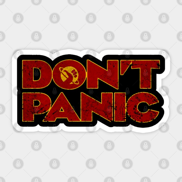 Don’t Panic - Disressed Sticker by Joyjoy